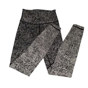 Lululemon Wunder Under Pants Hi Rise Leggings Size 4 Icebreaker White Black